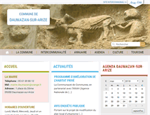 Tablet Screenshot of daumazan-sur-arize.fr